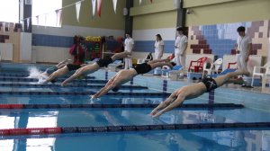 Соревнования по плаванию среди сотрудников МЧС