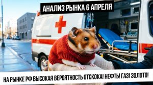 Анализ рынка 6 апреля. Будет ли отскок по рынку РФ? Серебро и золото снова защитный актив? Рубль!