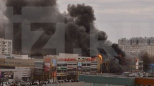 «Никто ничего не говорил»: очевидец о крупном пожаре в ТЦ «Гиант» в Калининграде