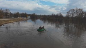 Разлив р.Мостья!Пустотино апрель 2026г.