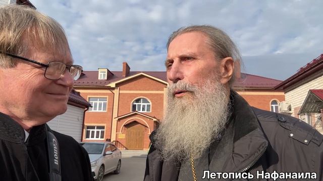 Самый почтенный отец Симбирской митрополии отец Виктор Казанцев. Вербное воскресенье. Нафанаил