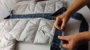 Нашла в шкафу старый пуховик и сразу же разрезала. Теперь он мне ещё послужит в другом амплуа