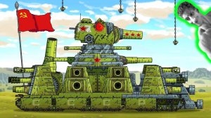 КВ-44 снова в строю! Возвращение героя? - Реакция на Геранд - Мультики про Танки Gerand ! ? разбор