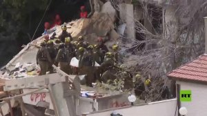 انتشال المزيد من القتلى من تحت أنقاض مبنى مدمر في حيفا جراء قصف إيراني وبن غفير يزور مكان الحادث