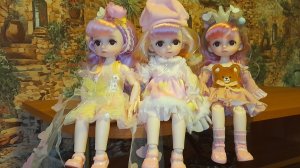 Зефирная распаковка куколок.Max&Jessi Kari