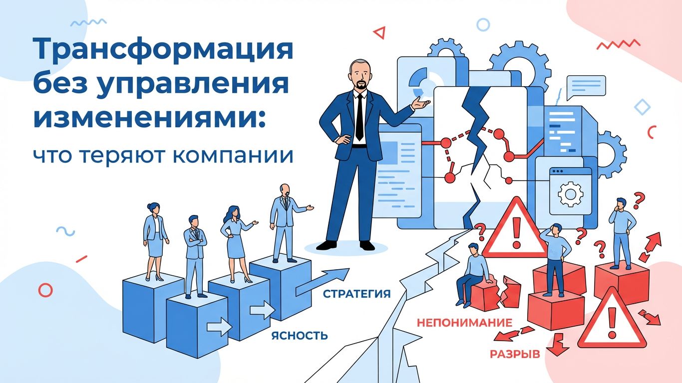 Трансформация без управления изменениями что теряют компании