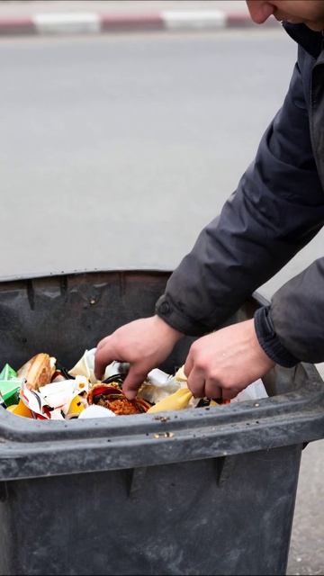 Кто-то ищет счастье в мусоре #безнадега #жизнь #поиск