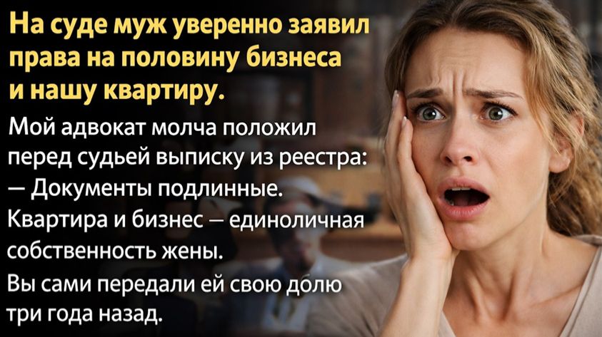 «Ты использовала меня!» — орал муж, уходя к 23-летней секретарше и требуя половину бизнеса