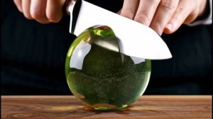 Мультики для детей ASMR: разрезаем стеклянные фрукты и овощи — завораживающие звуки и образы