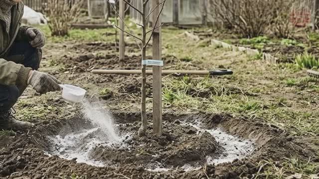 Первая подкормка для яблони в апреле! Яблок будет пропасть даже если в прошлом году было тоже много!