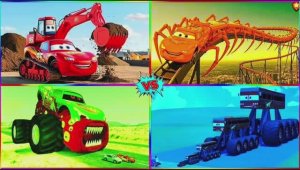 МОЛНИЯ МАКВИН МУЛЬТИК: Гигантский Маквин Пожиратель и Машинки Монстры 🏎️ БИТВА ГИГАНТОВ