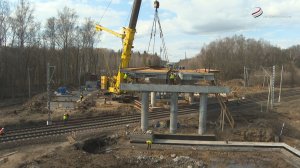 Реконструкция путепровода у деревни Лукино завершится ранее запланированного