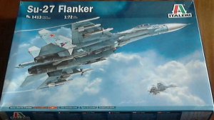 Российский истребитель Су-27 в масштабе 1/72 ITALERI