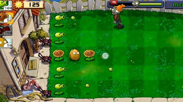 Я играл в растение против зомби