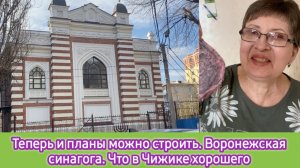 Теперь и планы можно строить. Воронежская синагога. Что в Чижике хорошего
