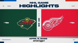 Обзор матча НХЛ | Детройт - Миннесота (05.04.2026)