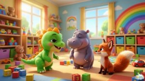 Детский садик | Песенка для малышей 2–4 лет | Динозаврик Тоша