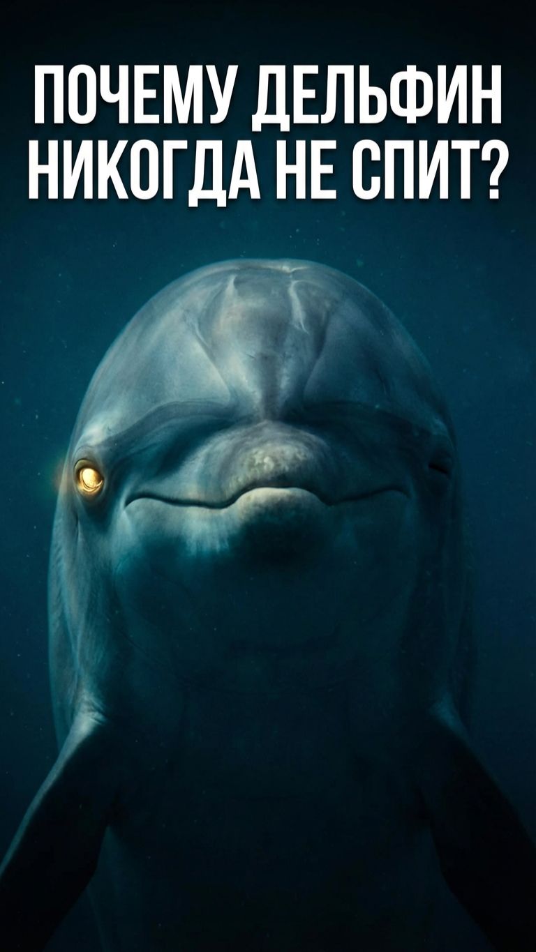 Дельфины никогда не спят полностью 😱 #наука #дельфины#наука #дельфины #факты #shorts