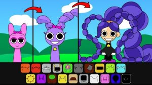 «LILY LOVEBRAIDS POPPY PLAYTIME» из Pinki Sprunki Incredibox | Мой мод на Спрунки