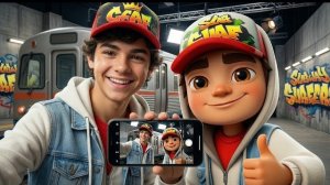 Сабвей сёрф в реальной жизни 🎵✨ (Джейк, Трикки, Коко, Кинг, Таша, Спайк и другие)