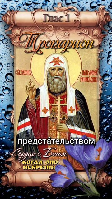 7 апреля Преставление свт. Тихона Московского (1925г)