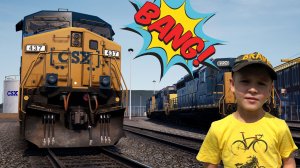 😱 МАКС И ПАПА 🚂 АВАРИЯ ПОЕЗДОВ! Train Sim World 2