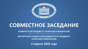 06.04.2026 Заседание Комитета ГС РТ по бюджету, налогам и финансам