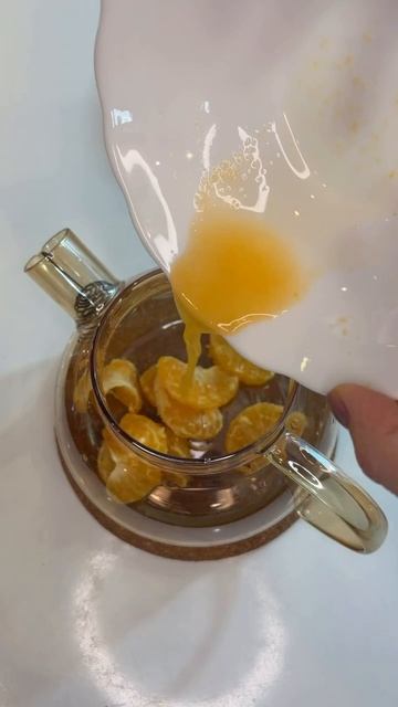 Пряный чай с мандарином ❄️