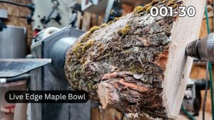 Токарные работы по дереву на токарном станке Чаша из дерева клёна Токарка по дереву для начинающих