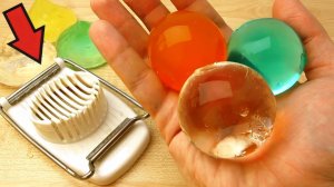 Огромные шары орбиз, вырастил, порезал в яйцерезке и раздавил!