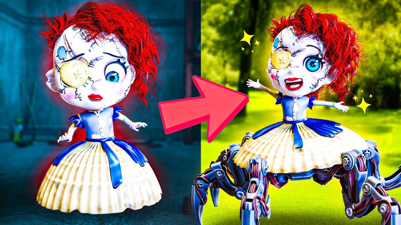 Поппи Плейтайм мульт ПОППИ ПРЕОБРАЗИЛАСЬ история - мультик Poppy Playtime