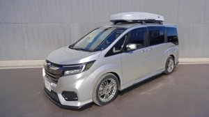 Автобокс багажник Shuttle 650 на Honda Stepwgn