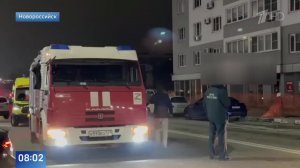 Появились кадры последствий удара ВСУ по Новороссийску.