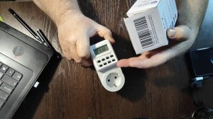 Таймер - розетка, электронный. 18 циклов. Русификация.