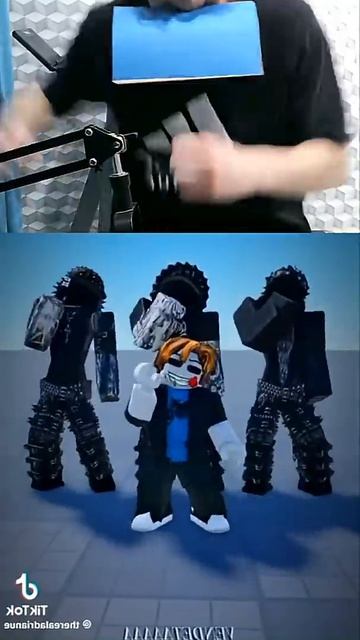 ДЕВУШКА ТАНЦУЕТ РОБЛОКС