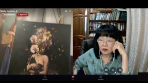 Азербайджан. Художник и его картины.