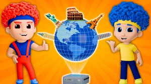 Вокруг Света с героями DB | D Billions Детские Песни