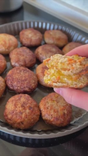 Куриные котлеты с морковью 🧆