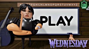 Побег мисс Уэнсдей из школы Барри! Игровой процесс #roblox #obby