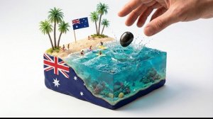 Мини страны и человеческая рука 🌍 ✋ Ultra Macro 4K AI ASMR