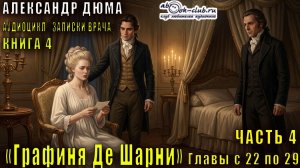Александр Дюма "Записки врача" книга 4 "Графиня Де Шарни" часть 4 главы с 22 по 29
