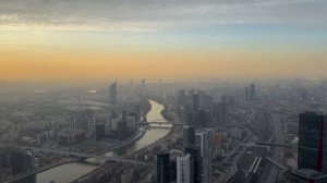 Москва с высоты небоскрёба захватывающие виды на город и деловой центр ✨