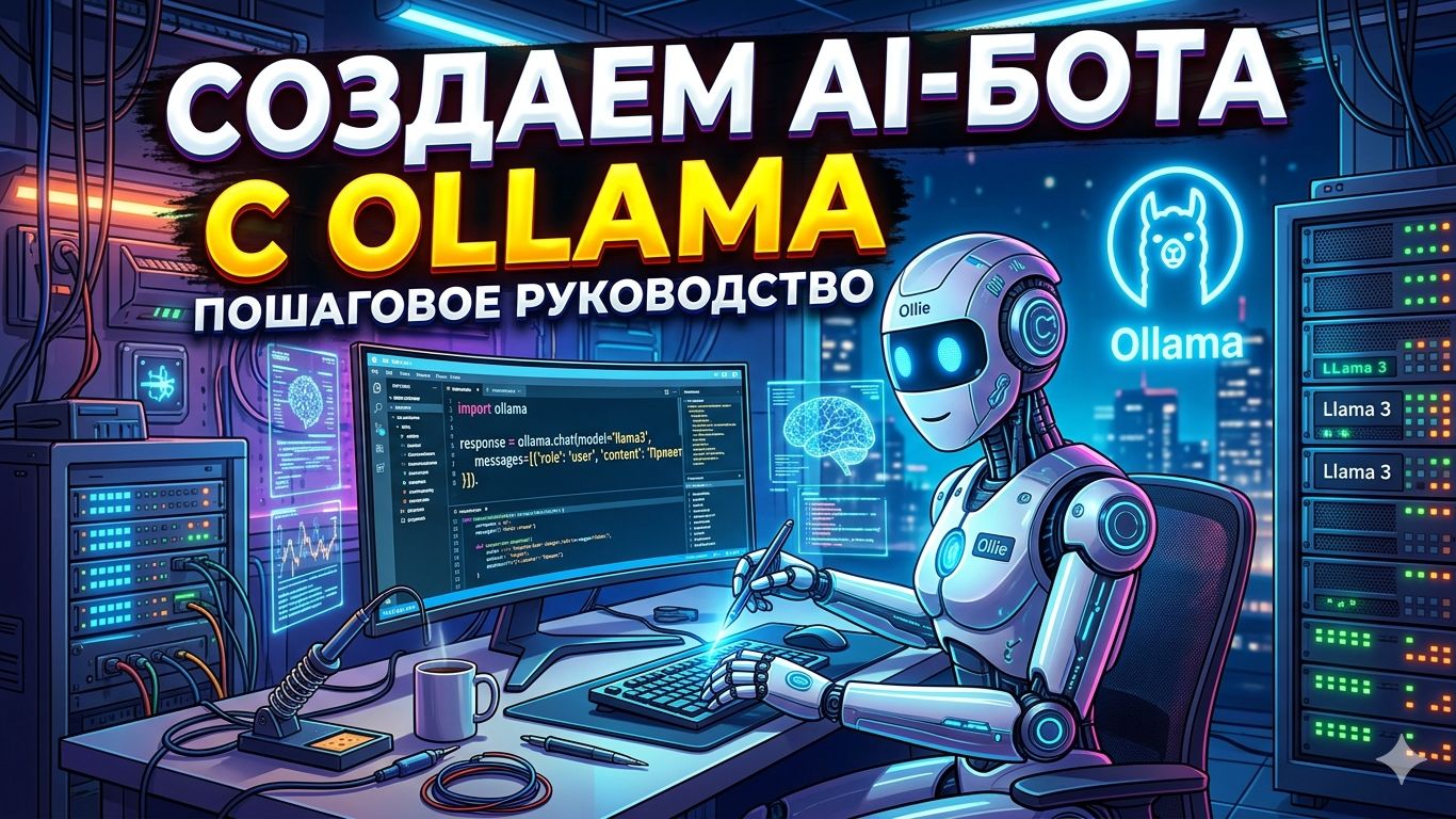 Бесплатный ИИ навсегда! Локальная нейросеть через Ollama