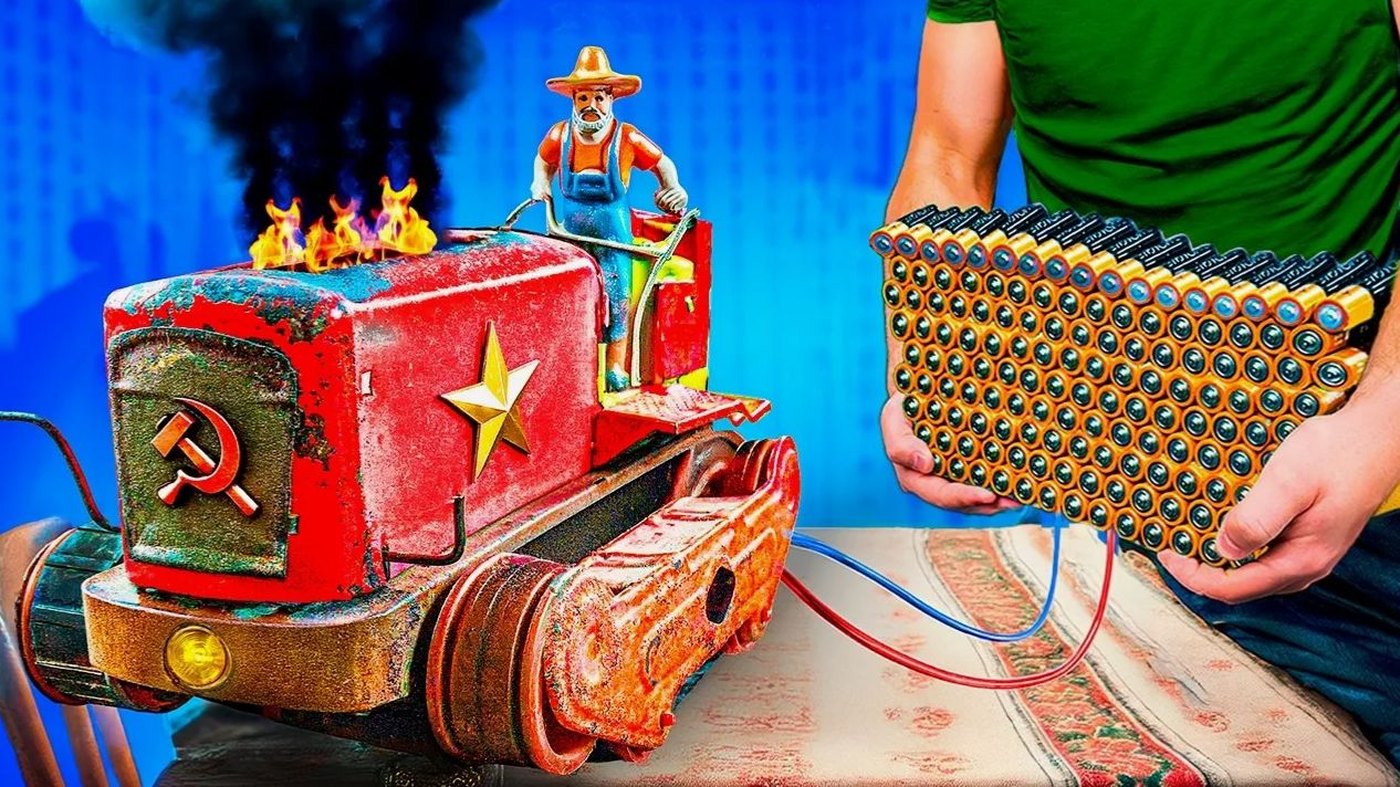 УВЕЛИЧИЛИ МОЩНОСТЬ СОВЕТСКИХ ИГРУШЕК В 10 РАЗ - Ч2!