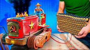 УВЕЛИЧИЛИ МОЩНОСТЬ СОВЕТСКИХ ИГРУШЕК В 10 РАЗ - Ч2!