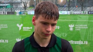 Михаил Крылов: «Во втором тайме превосходили соперника, могли выигрывать»