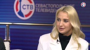 Дуняшев А.О. и Коржова А.О. на интервью СТВ о соревнованиях по каратэ – «Кубок двух морей»