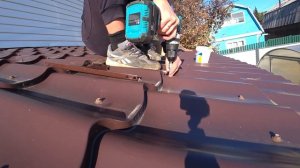 Монтаж снегозадержателя. Первые заморозки. Жарим куриные голени