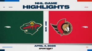 05.04.2026 | ОБЗОР МАТЧА | Оттава Сенаторз - Миннесота Уайлд | Highlights