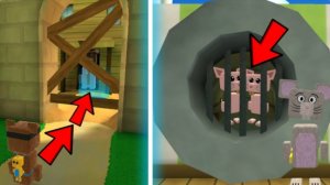 Секретный крысиный туннель в гигантском доме/Прохождение игры Super Bear Adventure!